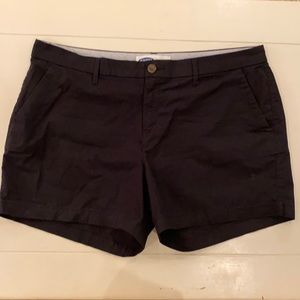 Old Navy Black Cotton Shorts, Size 14